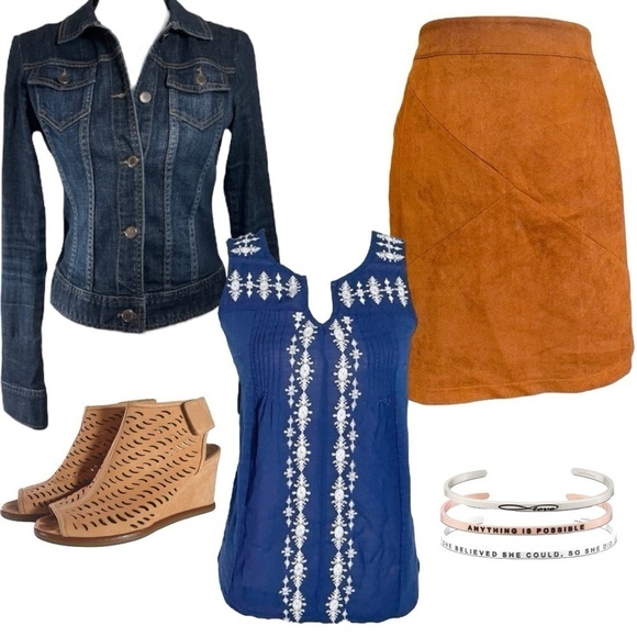 OBR Limited Dark Wash Jean Jacket sz XS - Picture 13 of 15